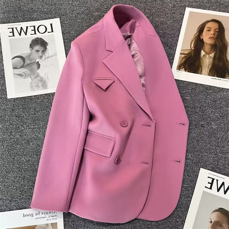 Spring and Autumn small suit jacket for women with a high-end design sense, niche. 2025 new Spring and Autumn Korean version loose casual suit Spring and Autumn small suit jacket for women with a high-end design sense, niche. 2025 new Spring and Autumn Korean version loose casual suit
