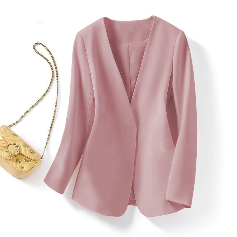 Large size chubby mm suit jacket for women in spring 2025, new style with a small fragrance and casual Korean style autumn suit for women Large size chubby mm suit jacket for women in spring 2025, new style with a small fragrance and casual Korean style autumn suit for women