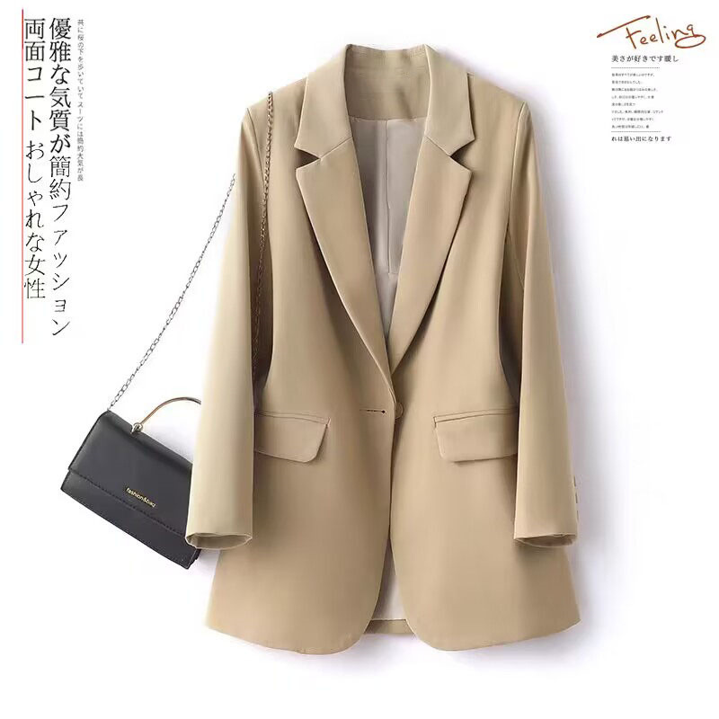 Small suit jacket for women, short style, autumn 2025, new Korean version, popular this year. Short and loose fitting suit for spring and autumn Small suit jacket for women, short style, autumn 2025, new Korean version, popular this year. Short and loose fitting suit for spring and autumn