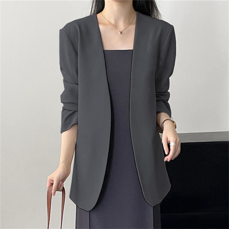 2025 New Small Suit Coat Spring and Autumn Early Autumn Suit Versatile Fashion Simple Early Spring Casual Top for Women 2025 New Small Suit Coat Spring and Autumn Early Autumn Suit Versatile Fashion Simple Early Spring Casual Top for Women