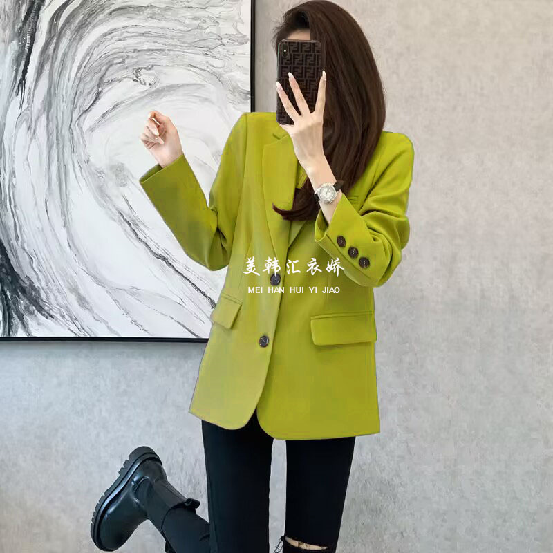 2025 Spring and Autumn New Small Suit Jacket for Women, Popular Style, Casual, Slimming and slimming, Student Small Suit for Women 2025 Spring and Autumn New Small Suit Jacket for Women, Popular Style, Casual, Slimming and slimming, Student Small Suit for Women