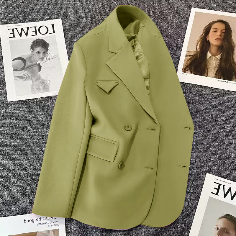 Spring and Autumn small suit jacket for women with a high-end design sense, niche. 2025 new Spring and Autumn Korean version loose casual suit Spring and Autumn small suit jacket for women with a high-end design sense, niche. 2025 new Spring and Autumn Korean version loose casual suit