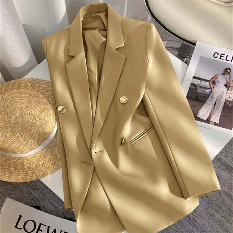 Small suit jacket for women in spring and autumn 2025, new fashion Korean version, loose temperament, college style suit, women's top trend Small suit jacket for women in spring and autumn 2025, new fashion Korean version, loose temperament, college style suit, women's top trend