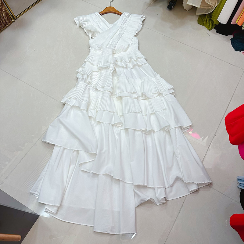 Thirteen Rows Australian niche heavy industry retro cake skirt black dress with high-end feel long skirt A1 # 8567 Thirteen Rows Australian niche heavy industry retro cake skirt black dress with high-end feel long skirt A1 # 8567