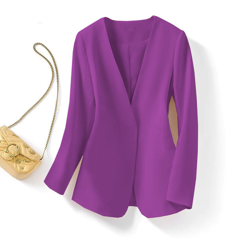 Large size chubby mm suit jacket for women in spring 2025, new style with a small fragrance and casual Korean style autumn suit for women Large size chubby mm suit jacket for women in spring 2025, new style with a small fragrance and casual Korean style autumn suit for women