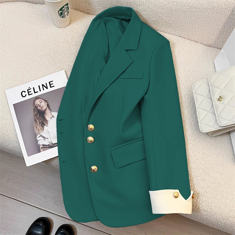 Suit jacket for women, spring 2025 new style, casual temperament, socialite, high-end feeling, explosive street, this year's popular plaid suit Suit jacket for women, spring 2025 new style, casual temperament, socialite, high-end feeling, explosive street, this year's popular plaid suit