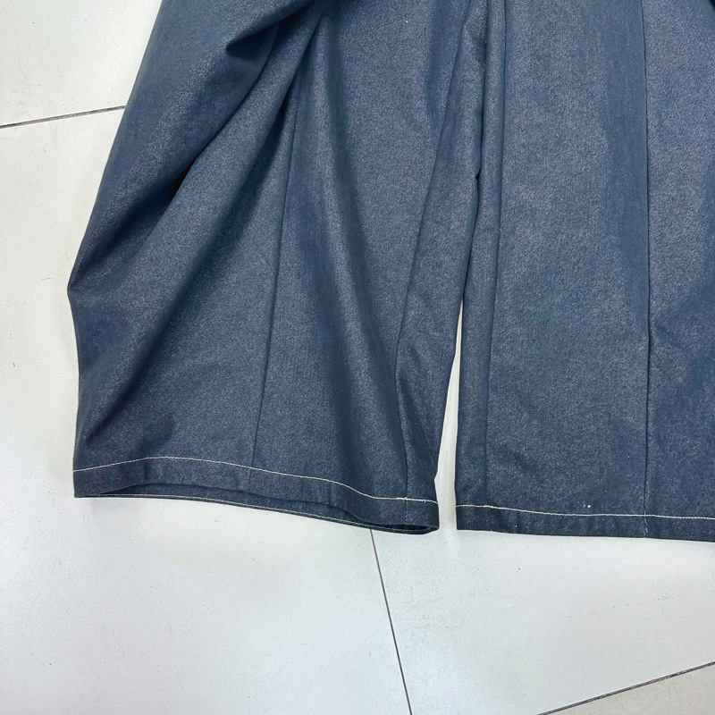 Thirteen line Australian niche versatile slimming retro style button up design style fake two piece jeans A2 # 800 Thirteen line Australian niche versatile slimming retro style button up design style fake two piece jeans A2 # 800