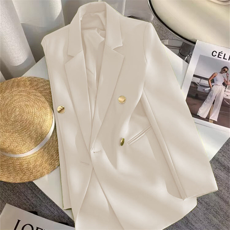 Small suit jacket for women in spring and autumn 2025, new fashion Korean version, loose temperament, college style suit, women's top trend Small suit jacket for women in spring and autumn 2025, new fashion Korean version, loose temperament, college style suit, women's top trend