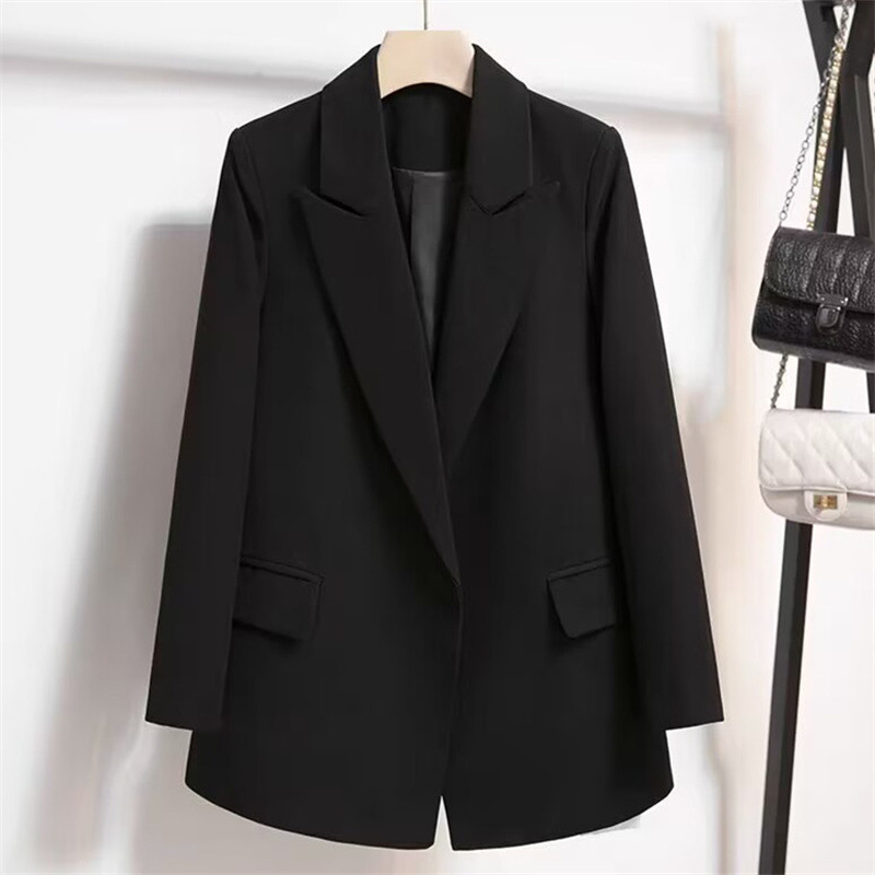 2025 Spring and Autumn New Korean style suit jacket with women's lace up, slim fit and slimming temperament, fashionable street style mini suit top 2025 Spring and Autumn New Korean style suit jacket with women's lace up, slim fit and slimming temperament, fashionable street style mini suit top