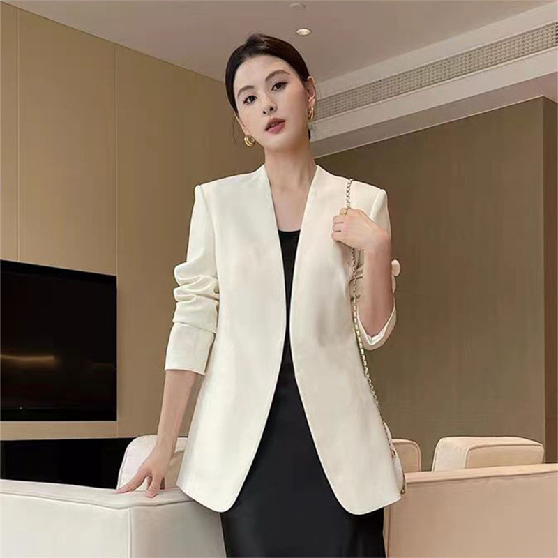 2025 New Small Suit Women's Coat Women's Spring and Autumn Foreign Trade Suit Versatile Fashion Simple Multi Color Top Women 2025 New Small Suit Women's Coat Women's Spring and Autumn Foreign Trade Suit Versatile Fashion Simple Multi Color Top Women