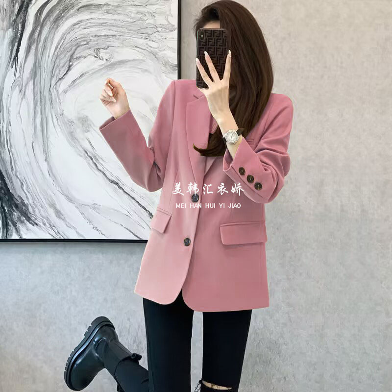2025 Spring and Autumn New Small Suit Jacket for Women, Popular Style, Casual, Slimming and slimming, Student Small Suit for Women 2025 Spring and Autumn New Small Suit Jacket for Women, Popular Style, Casual, Slimming and slimming, Student Small Suit for Women