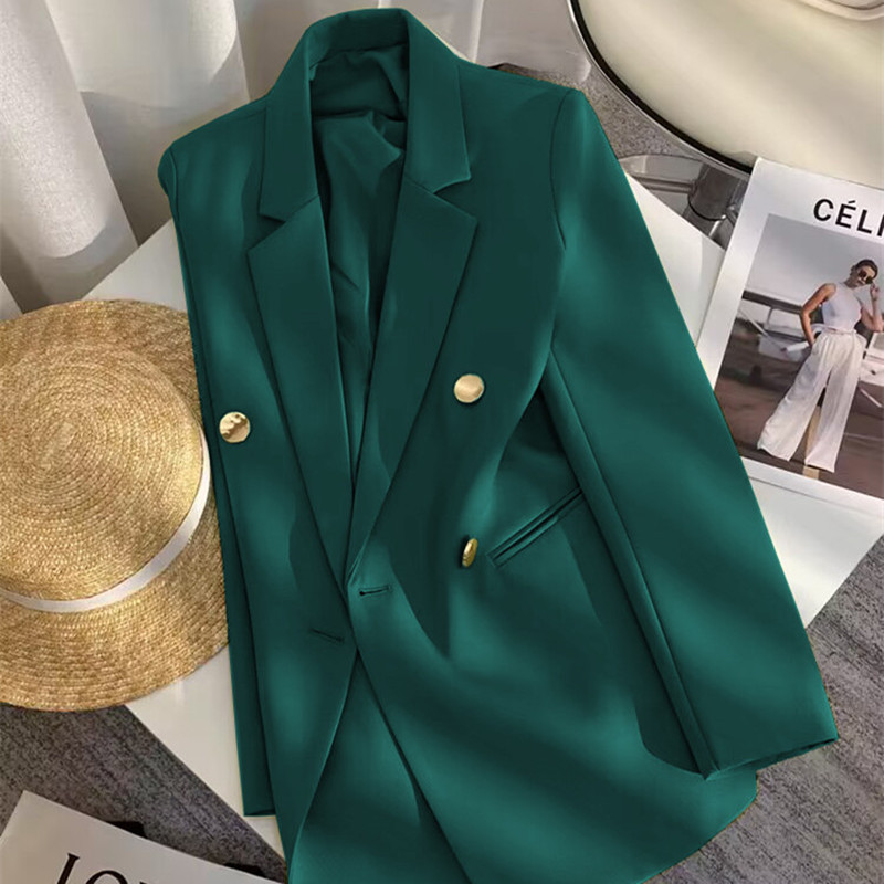 Small suit jacket for women in spring and autumn 2025, new fashion Korean version, loose temperament, college style suit, women's top trend Small suit jacket for women in spring and autumn 2025, new fashion Korean version, loose temperament, college style suit, women's top trend