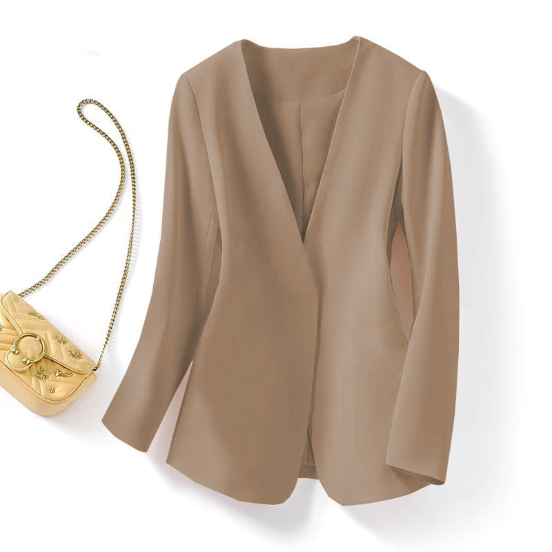 Large size chubby mm suit jacket for women in spring 2025, new style with a small fragrance and casual Korean style autumn suit for women Large size chubby mm suit jacket for women in spring 2025, new style with a small fragrance and casual Korean style autumn suit for women