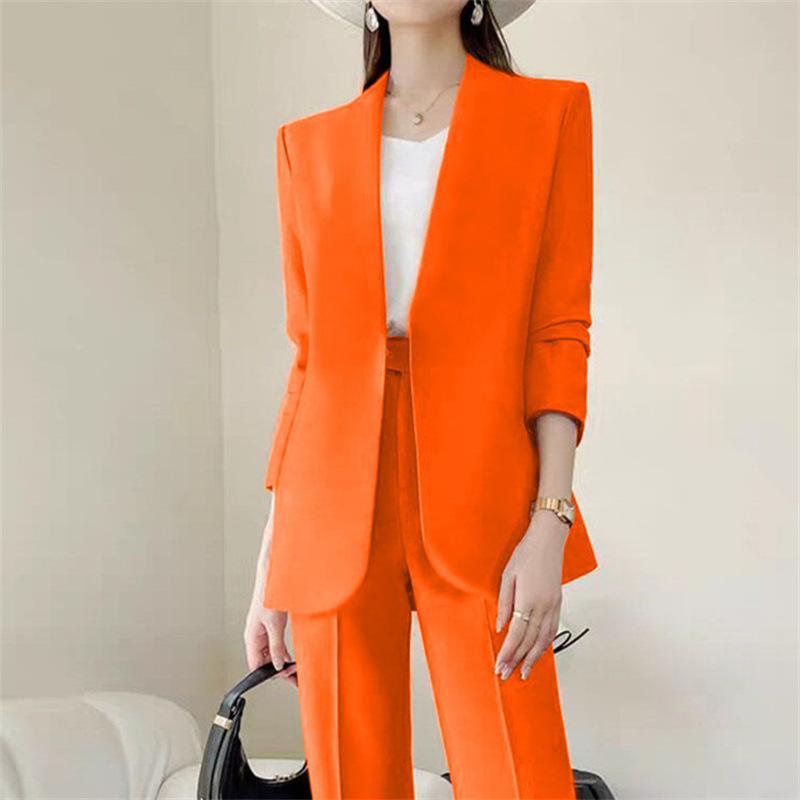 Spring and Autumn Suit Set for Women Spring and Autumn 2025 New Korean Edition Sensational Street Casual Fashion Temperament Professional Suit for Women Spring and Autumn Suit Set for Women Spring and Autumn 2025 New Korean Edition Sensational Street Casual Fashion Temperament Professional Suit for Women