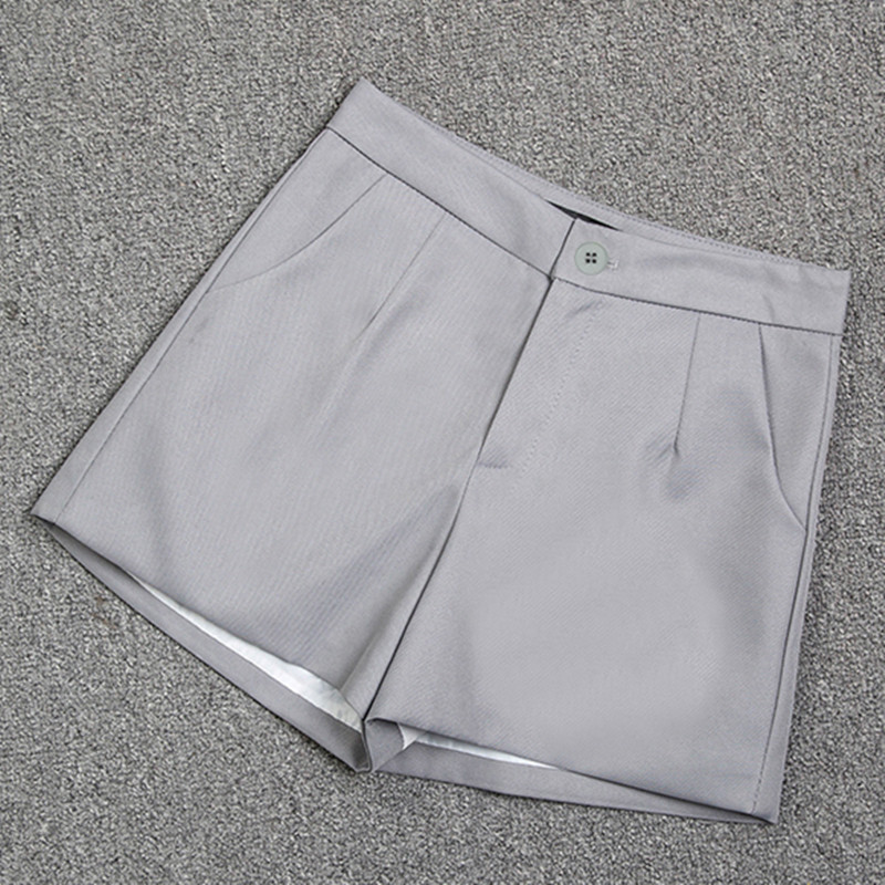 Spring and summer slim fit and slimming shorts for women in blue, new 2025 Korean version with a casual A-line design, wide leg pants for outerwear Spring and summer slim fit and slimming shorts for women in blue, new 2025 Korean version with a casual A-line design, wide leg pants for outerwear