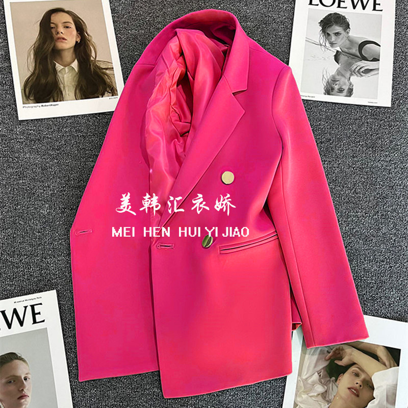 Autumn purple small suit jacket for women, 2025 Spring and Autumn new Korean version, internet celebrity temperament, small casual suit Autumn purple small suit jacket for women, 2025 Spring and Autumn new Korean version, internet celebrity temperament, small casual suit
