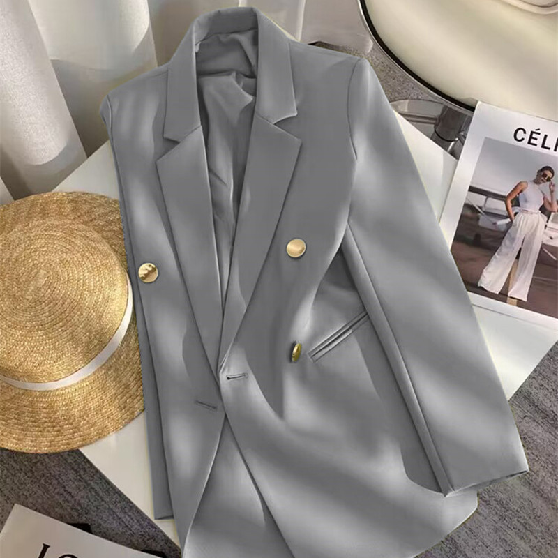 Small suit jacket for women in spring and autumn 2025, new fashion Korean version, loose temperament, college style suit, women's top trend Small suit jacket for women in spring and autumn 2025, new fashion Korean version, loose temperament, college style suit, women's top trend