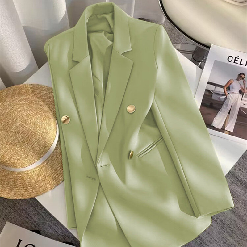 Small suit jacket for women in spring and autumn 2025, new fashion Korean version, loose temperament, college style suit, women's top trend Small suit jacket for women in spring and autumn 2025, new fashion Korean version, loose temperament, college style suit, women's top trend