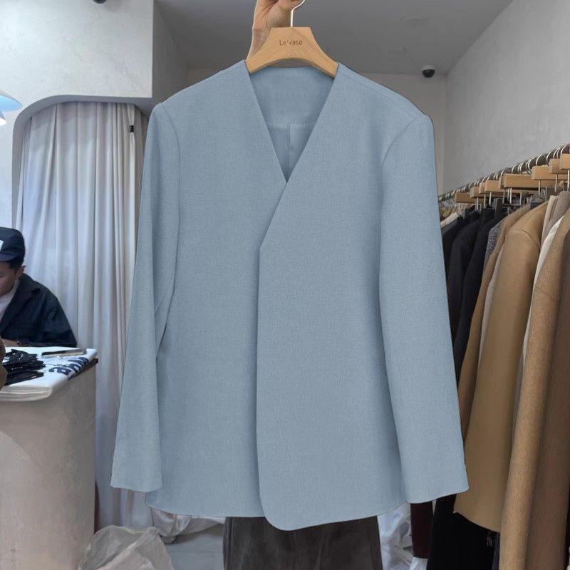 Autumn suit jacket for women, 2025 spring new Korean style design, niche fashion temperament, commuting small suit for women Autumn suit jacket for women, 2025 spring new Korean style design, niche fashion temperament, commuting small suit for women