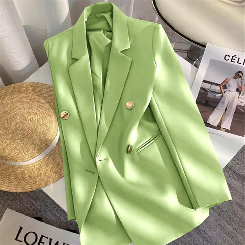 Small suit jacket for women in spring and autumn 2025, new fashion Korean version, loose temperament, college style suit, women's top trend Small suit jacket for women in spring and autumn 2025, new fashion Korean version, loose temperament, college style suit, women's top trend