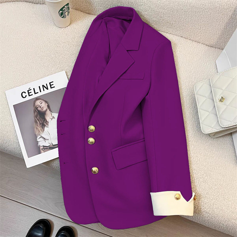 Suit jacket for women, spring 2025 new style, casual temperament, socialite, high-end feeling, explosive street, this year's popular plaid suit Suit jacket for women, spring 2025 new style, casual temperament, socialite, high-end feeling, explosive street, this year's popular plaid suit