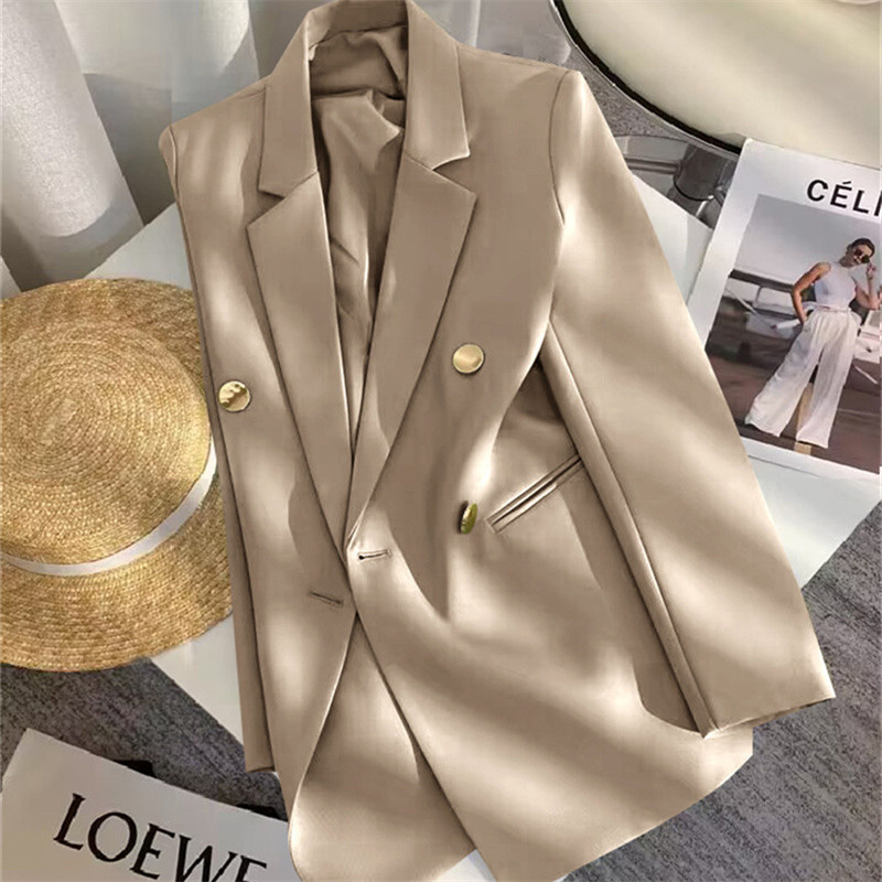 Small suit jacket for women in spring and autumn 2025, new fashion Korean version, loose temperament, college style suit, women's top trend Small suit jacket for women in spring and autumn 2025, new fashion Korean version, loose temperament, college style suit, women's top trend