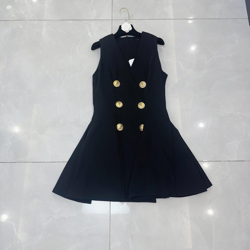 Thirteen line French style small fragrant dress suit waist cinched small black dress temperament V-neck socialite small gift dress A3 # 2062 Thirteen line French style small fragrant dress suit waist cinched small black dress temperament V-neck socialite small gift dress A3 # 2062