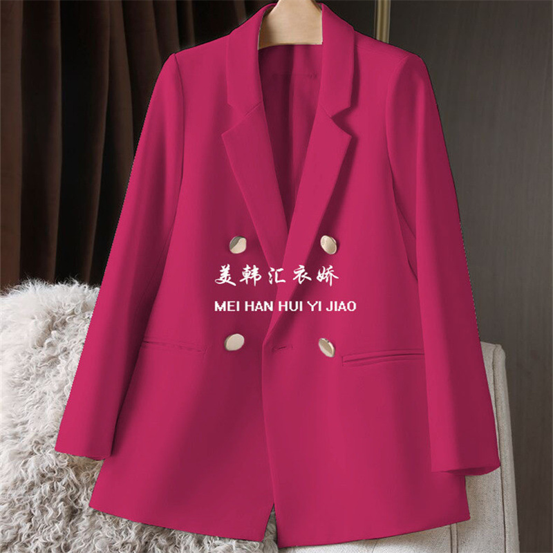 White suit jacket for women, Spring and Autumn 2025 new item, petite Spring and Autumn suit jacket, temperament Korean version casual women White suit jacket for women, Spring and Autumn 2025 new item, petite Spring and Autumn suit jacket, temperament Korean version casual women