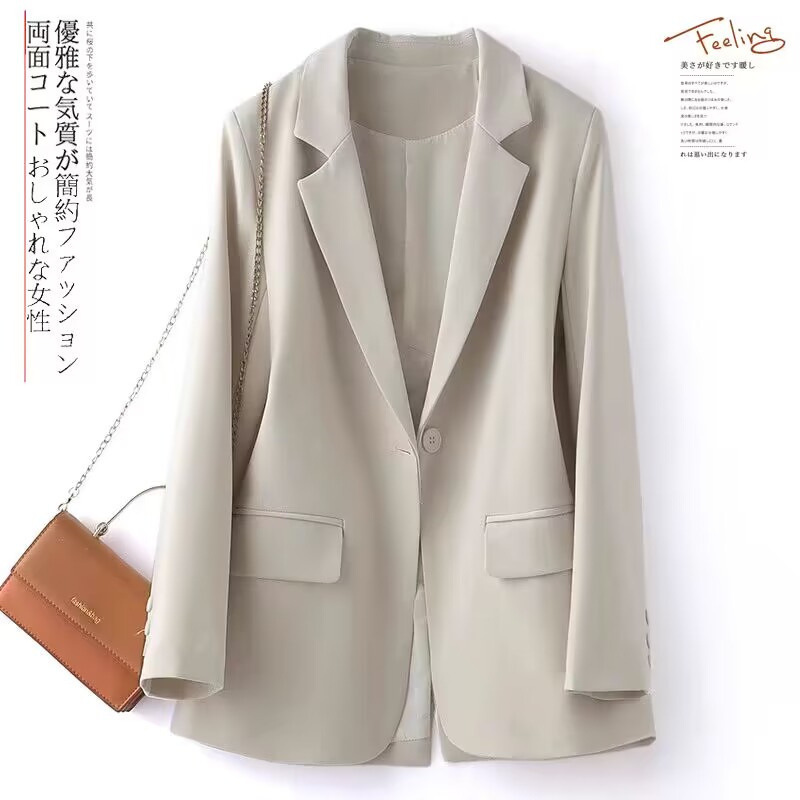 Small suit jacket for women, short style, autumn 2025, new Korean version, popular this year. Short and loose fitting suit for spring and autumn Small suit jacket for women, short style, autumn 2025, new Korean version, popular this year. Short and loose fitting suit for spring and autumn