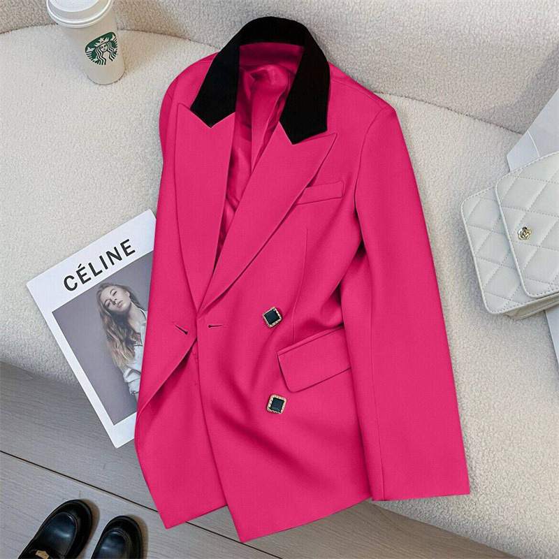 Spring suit jacket for women 2025 spring new Korean version design sense niche fashion temperament commuting small suit for women Spring suit jacket for women 2025 spring new Korean version design sense niche fashion temperament commuting small suit for women