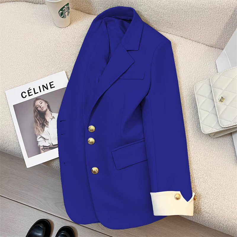 Suit jacket for women, spring 2025 new style, casual temperament, socialite, high-end feeling, explosive street, this year's popular plaid suit Suit jacket for women, spring 2025 new style, casual temperament, socialite, high-end feeling, explosive street, this year's popular plaid suit