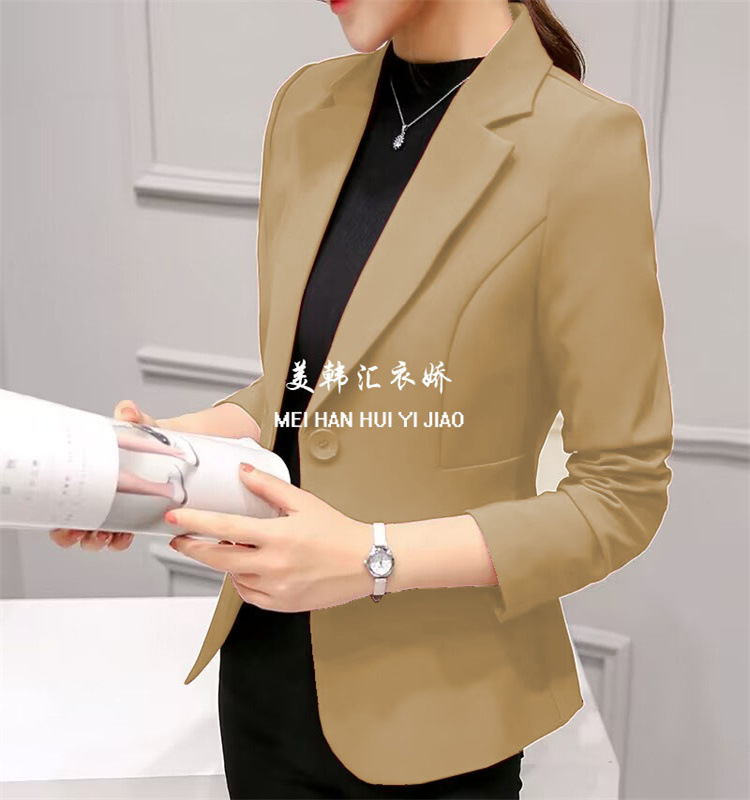2025 Spring and Autumn New Professional Versatile Suit with Long Sleeve Korean Style, Tailored and Slim, Blue Coat for Women 2025 Spring and Autumn New Professional Versatile Suit with Long Sleeve Korean Style, Tailored and Slim, Blue Coat for Women