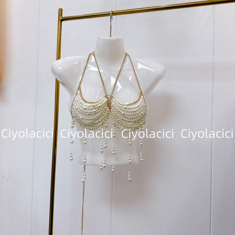 Thirteen Rows Southeast Asia Vietnam Thailand niche handmade chain sling accessories sexy neck hanging nail beads Thirteen Rows Southeast Asia Vietnam Thailand niche handmade chain sling accessories sexy neck hanging nail beads