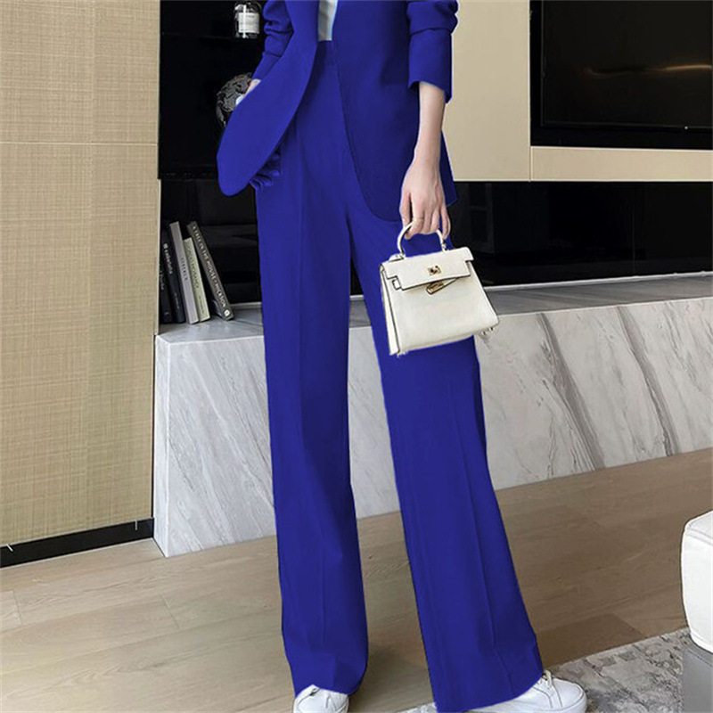 Spring and Autumn Korean version medium long slim fit small suit set for women in the spring of 2025, paired with explosive street casual suit temperament for women Spring and Autumn Korean version medium long slim fit small suit set for women in the spring of 2025, paired with explosive street casual suit temperament for women