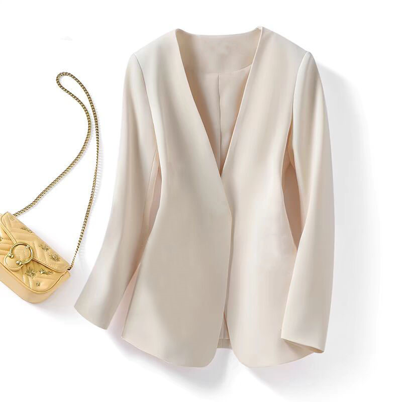 Large size chubby mm suit jacket for women in spring 2025, new style with a small fragrance and casual Korean style autumn suit for women Large size chubby mm suit jacket for women in spring 2025, new style with a small fragrance and casual Korean style autumn suit for women