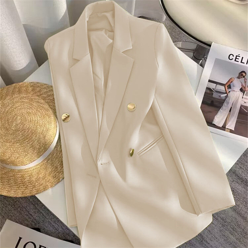 Small suit jacket for women in spring and autumn 2025, new fashion Korean version, loose temperament, college style suit, women's top trend Small suit jacket for women in spring and autumn 2025, new fashion Korean version, loose temperament, college style suit, women's top trend