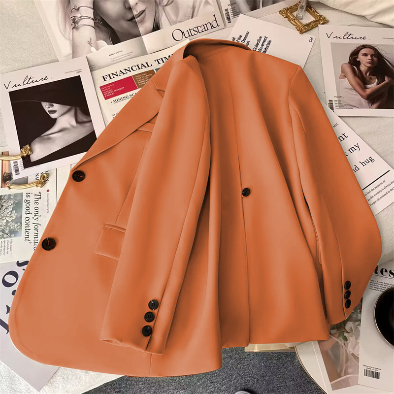 Spring and Autumn Suit Jacket for Women, 2025 Autumn New Design Style, Korean Edition, Casual, Explosive Street Trend, Versatile Suit for Women Spring and Autumn Suit Jacket for Women, 2025 Autumn New Design Style, Korean Edition, Casual, Explosive Street Trend, Versatile Suit for Women