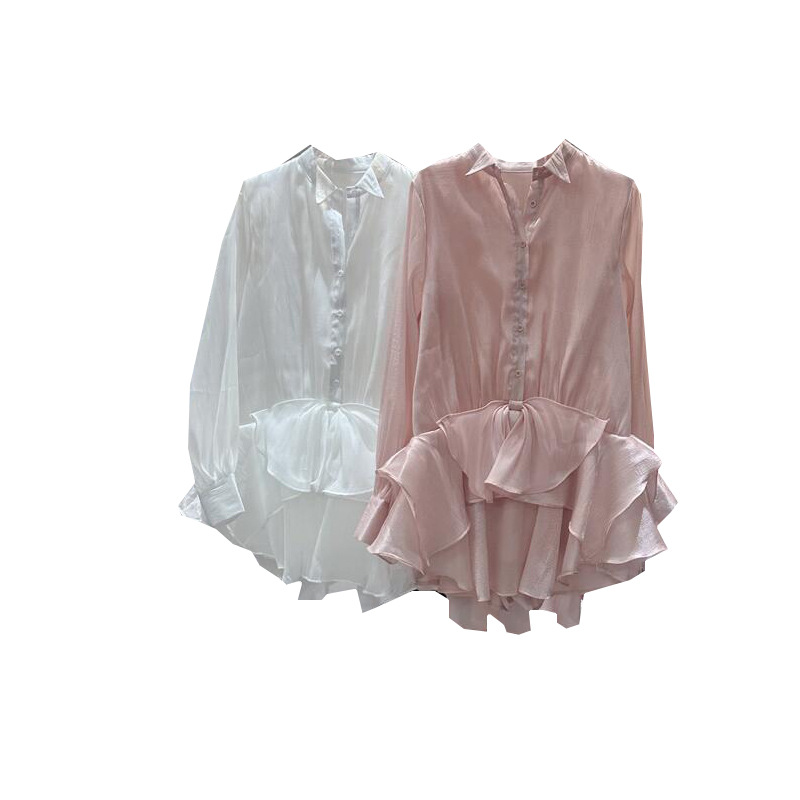 Thirteen Rows Vietnam Exquisite Gentle French Fashionable Gold Banquet Pong Long Sleeve Shirt Dress A2 # 8092 Thirteen Rows Vietnam Exquisite Gentle French Fashionable Gold Banquet Pong Long Sleeve Shirt Dress A2 # 8092