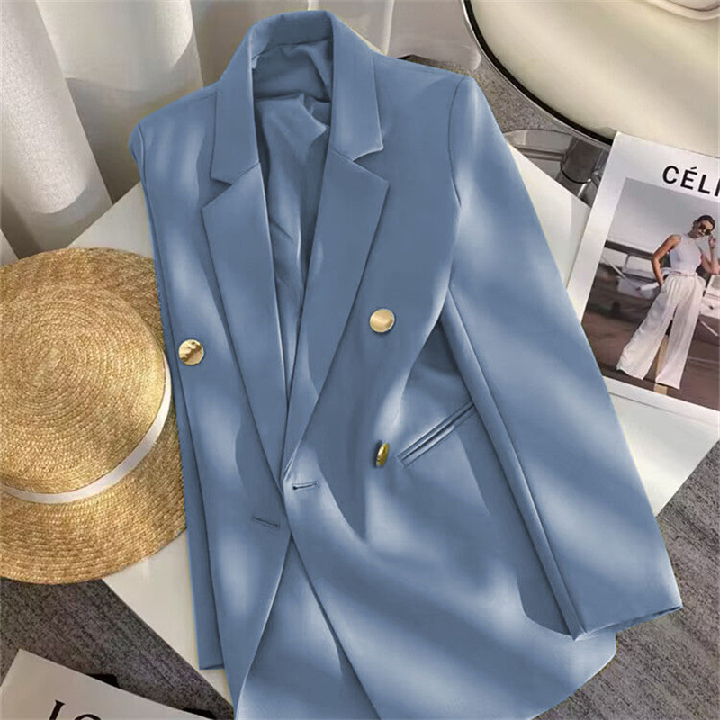 Small suit jacket for women in spring and autumn 2025, new fashion Korean version, loose temperament, college style suit, women's top trend Small suit jacket for women in spring and autumn 2025, new fashion Korean version, loose temperament, college style suit, women's top trend