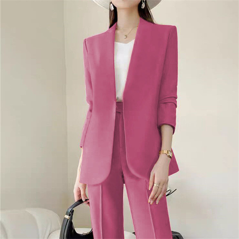 Spring and Autumn Suit Set for Women Spring and Autumn 2025 New Korean Edition Sensational Street Casual Fashion Temperament Professional Suit for Women Spring and Autumn Suit Set for Women Spring and Autumn 2025 New Korean Edition Sensational Street Casual Fashion Temperament Professional Suit for Women