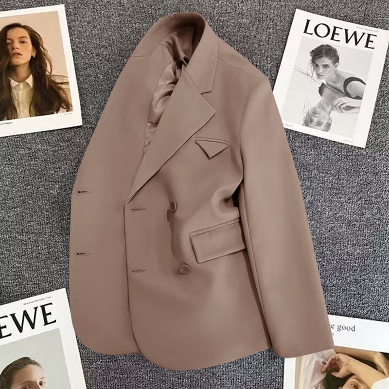 Spring and Autumn small suit jacket for women with a high-end design sense, niche. 2025 new Spring and Autumn Korean version loose casual suit Spring and Autumn small suit jacket for women with a high-end design sense, niche. 2025 new Spring and Autumn Korean version loose casual suit