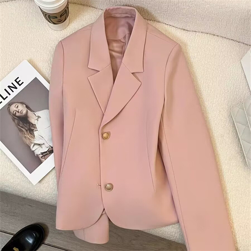 2025 Autumn New Orange Short Short Short Suit Jacket for Women with a slimming and casual commuting style Top for Women 2025 Autumn New Orange Short Short Short Suit Jacket for Women with a slimming and casual commuting style Top for Women