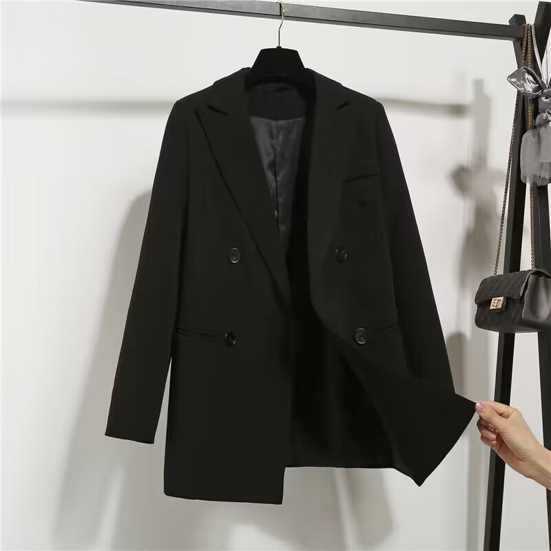 Suit jacket for women in spring, new Korean version classic two button temperament, lemon color loose casual internet famous small suit Suit jacket for women in spring, new Korean version classic two button temperament, lemon color loose casual internet famous small suit