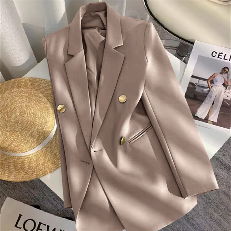Small suit jacket for women in spring and autumn 2025, new fashion Korean version, loose temperament, college style suit, women's top trend Small suit jacket for women in spring and autumn 2025, new fashion Korean version, loose temperament, college style suit, women's top trend