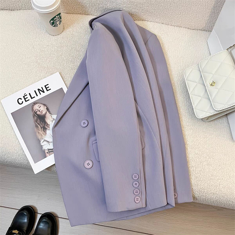 European style suit jacket for women 2025 new spring and autumn hot items, small stature, high-end sense, versatile British style fashion suit European style suit jacket for women 2025 new spring and autumn hot items, small stature, high-end sense, versatile British style fashion suit