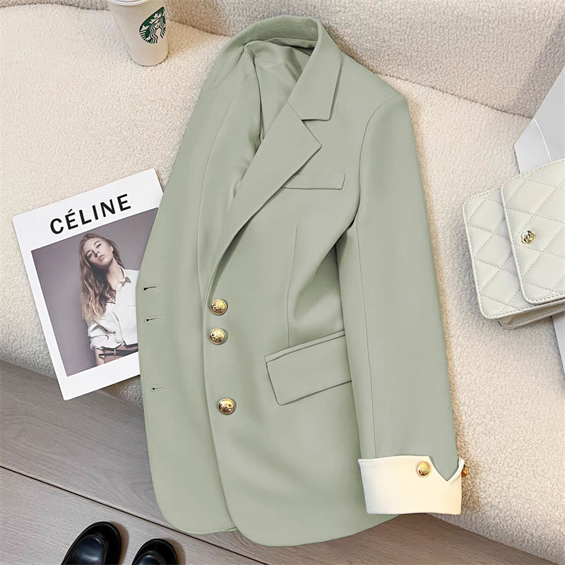 Suit jacket for women, spring 2025 new style, casual temperament, socialite, high-end feeling, explosive street, this year's popular plaid suit Suit jacket for women, spring 2025 new style, casual temperament, socialite, high-end feeling, explosive street, this year's popular plaid suit