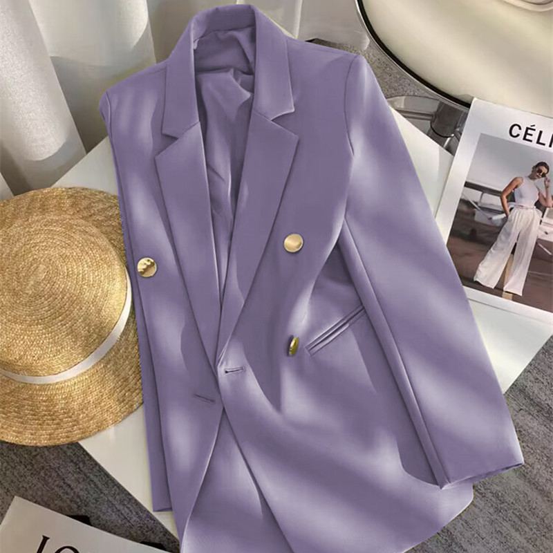 Small suit jacket for women in spring and autumn 2025, new fashion Korean version, loose temperament, college style suit, women's top trend Small suit jacket for women in spring and autumn 2025, new fashion Korean version, loose temperament, college style suit, women's top trend