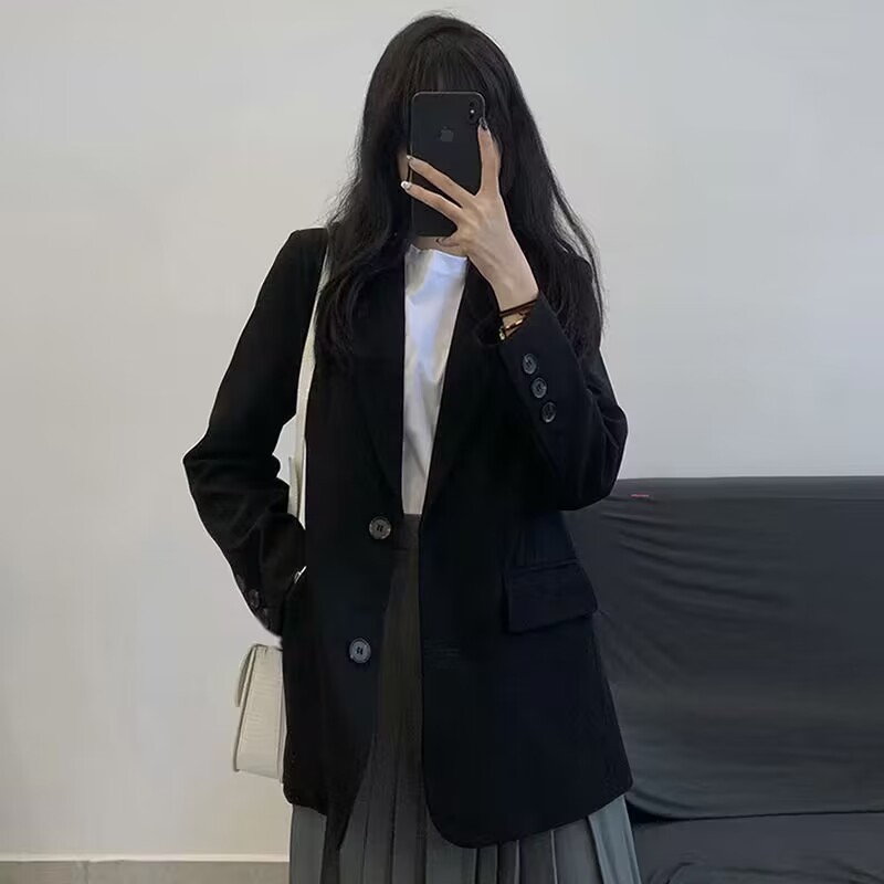 2025 Spring and Autumn New Small Suit Jacket for Women, Popular Style, Casual, Slimming and slimming, Student Small Suit for Women 2025 Spring and Autumn New Small Suit Jacket for Women, Popular Style, Casual, Slimming and slimming, Student Small Suit for Women