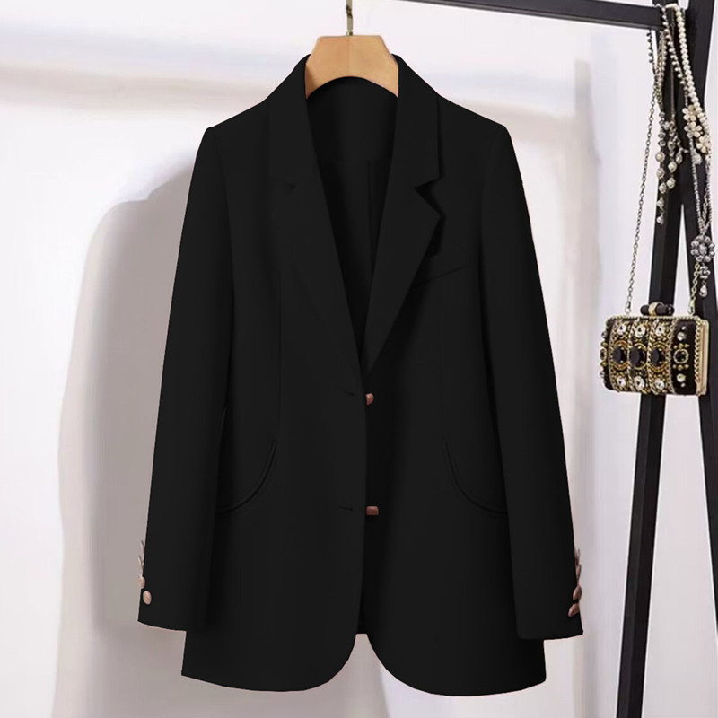 Spring and Autumn suit jacket for petite women 2025 Spring and Autumn new Korean style temperament goddess style niche casual suit Spring and Autumn suit jacket for petite women 2025 Spring and Autumn new Korean style temperament goddess style niche casual suit