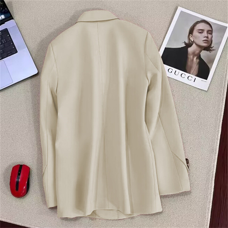 Spring and Autumn suit jacket for petite women 2025 Spring and Autumn new Korean style temperament goddess style niche casual suit Spring and Autumn suit jacket for petite women 2025 Spring and Autumn new Korean style temperament goddess style niche casual suit